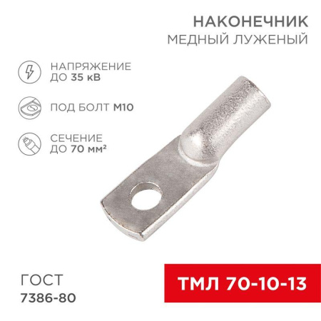 Наконечник ТМЛ 70-10-13  07-5325