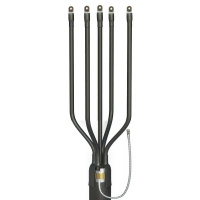 Муфта кабельная концевая универсальная 1кВ 5 ПКВ(Н)Тпб-1 (150-240) с наконечн. (пластик с броней)  zeta21022