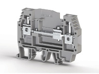 Клеммник измерительный с 1-м тест.разъемом 6кв.мм сер. WGL  375791