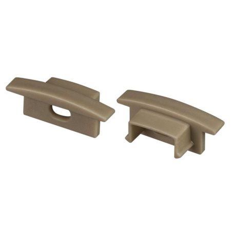 Заглушка LINE-2308-F OLIVE GREY с отверстием пластик  038637