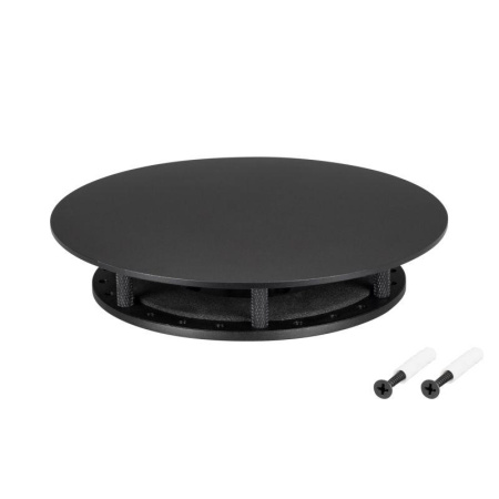 Крепление MOONLIGHT-BASE-ROUND-D25-M Black металл  046067