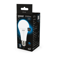 Лампа светодиодная Black 22Вт A70 грушевидная 6500К холод. бел. E27 2000лм  102502322