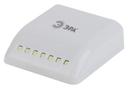 Фонарь SB-404 пушлайт-подсветка универс. в шкаф 7SMD LED сенсор 2хAAA блист. (10/120/2880)  Б0042658