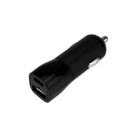 Устройство зарядное в прикуриватель USB x Type-C 18Вт с Quick charge черн.  16-0292