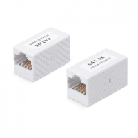 Адаптер проходной RJ45-RJ45 (8P8C) кат.5E неэкранир. WR-CA-8P8C-C5E бел.  505223
