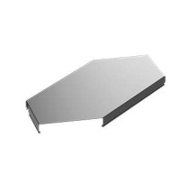 Крышка на угол 90град. горизонт. ST осн. 600 0.7мм оцинк.  CSTH.60.907