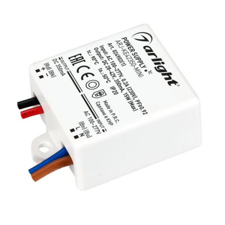 Блок питания ARJ-KE42350-MINI (15Вт 350мА PFC) IP20 пластик  024903(1)