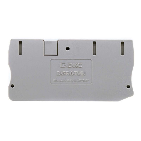 Изолятор торцевой для клемм VPR-6-TWIN (уп.100шт)  D-VPR-6-TWIN