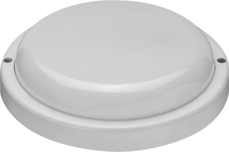 Светильник светодиодный 90 587 OBL-R4-10-4K-WH-IP65-LED-SNRV с оптико-акустическим датчиком  90587