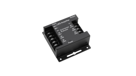 Усилитель RGB AMP-RGB-24A-Bl 24А черн.  00-00001071