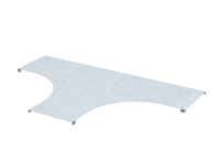 Крышка для ответвителя T-образ. горизонт. осн. 400 R-660  UKT604