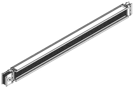 Секция прямая 1000А Al 3L+N+PER НК IP55 тран.  LB-1000A4-25-F-S