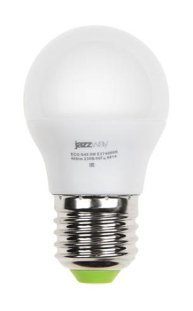 Лампа светодиодная PLED-ECO 5Вт G45 шар матовая 4000К нейтр. бел. E27 400лм 230В 50Гц  1036988A