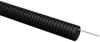 Труба гофрированная ПВХ d25мм с протяжкой черн. (уп.50м) ELASTA  ET-TG21-121-025-050-K02