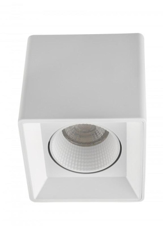 Светильник накладной IP20 10Вт GU5.3 LED бел./бел. пластик  DK3080-WH
