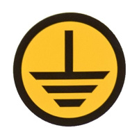 Знак "Земля" круглый d20мм  an-1-04