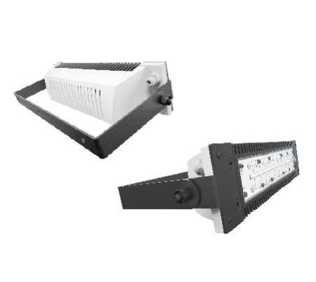 Светильник светодиодный LAD LED R500-1-120-6-70L 70Вт 5000К IP67 9611лм 100-305В КСС типа "Д" крепление на лире бел.  LADLED1LS670L
