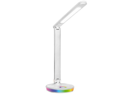 Светильник светодиодный настольный UF-822 C01 7Вт димм. 3 цвет. темп. RGB ночник бел.  15176