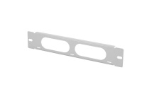 Органайзер кабельный горизонтальный ГКО-1U-10 1U Ш=10дюйм Г=5мм односторон.  1190926