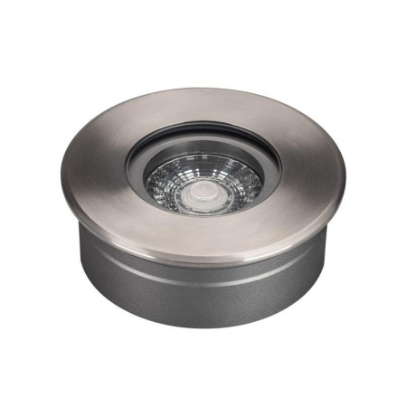 Светильник светодиодный ART-GROUND-SLIM-R110-6W Warm3000 (SL 35 deg 24В) IP67 металл  038163
