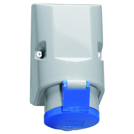 Розетка настенная 32А 3п 2P+E 6ч 230В IP44 180град. 126х83 Quick-Connect  11949