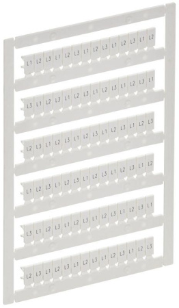Маркер для CTS/CP 2.5кв.мм "L1; L2; L3" ARMAFIX  AF-CT10D-M-D25-22