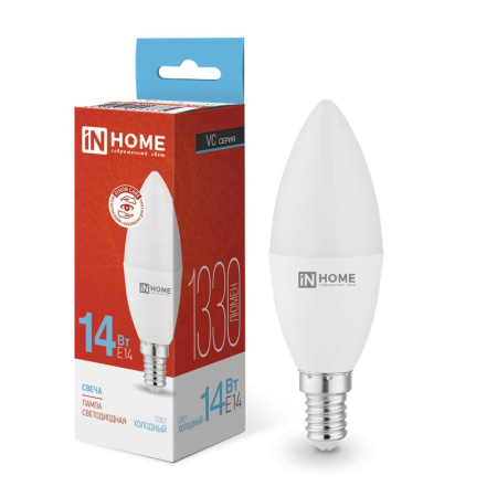 Лампа светодиодная LED-СВЕЧА-VC 14Вт E14 6500К 1330лм  4690612047775