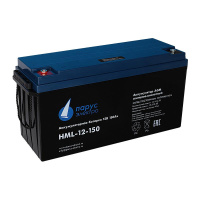 Батарея аккумуляторная HML-12-150 свинцово-кислотная 12В/150А.ч ПарусЭлектро HML-12-150