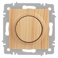 Светорегулятор Accent 6-401-11 поворотный 600Вт 230В IP20 СУ сосна  Б0063688