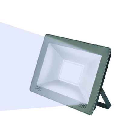 Прожектор светодиодный ULF-F15-30W/DW IP65 185-240В SILVER дневной свет 6500К корпус сер.  UL-00001848