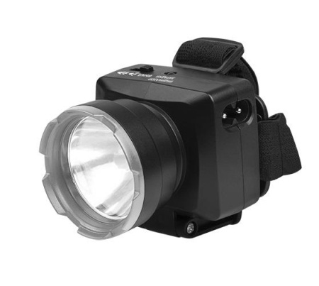 Фонарь аккумуляторный налобный AccuFH7-L1W-bk 1LED 1Вт IP20 70лм 2 режима: 100проц. 60мин/30проц. 240мин аккум. 0.4А.ч регулир. угол наклона черн.  2857606