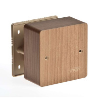 Коробка универсальная для кабель-каналов 85х85х42 дуб (темн. основа) IP40  65015-08М
