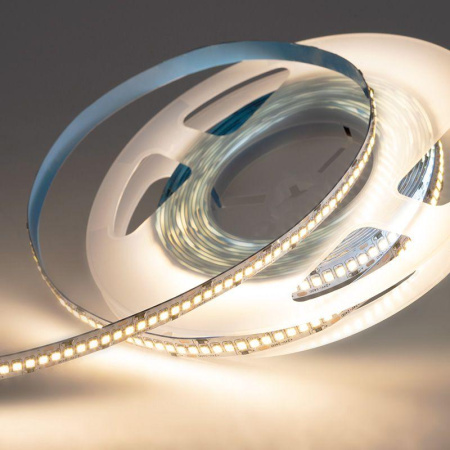 Лента светодиодная 24В 15мм IP23 SMD 2835 240LED/м тепл. бел. 3000К (уп.5м)  141-622