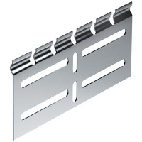 Усилитель горизонт. регулир. внеш. для лотков H80 нерж.  LP0081INOX