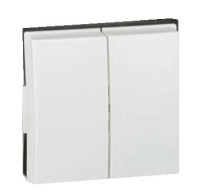 Клавиша двойная 27 Scudo сер. 2705026-063