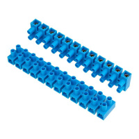 Колодка клеммная винтовая KВ-35 10-35 ток 80А полиэтилен син. (уп.10шт)  07-5035-4