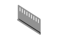 Пластина защитная осн.200мм сталь 1.2мм нерж.  PP.2012.INOX