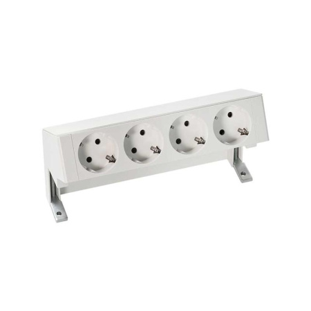 Блок розеточный настольный 4х2P+E бел.  400 42404000-130