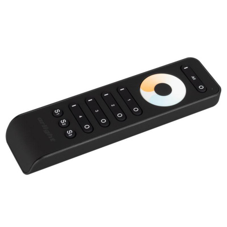 Пульт SMART-R33-MIX Black (4 зоны 2.4G) (IP20 пластик)  032942