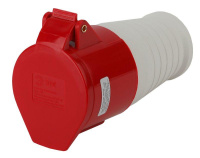 Розетка переносная 225 3Р+РЕ+N 32А 380В IP44 (10/60/720) ЭРА Б0032866