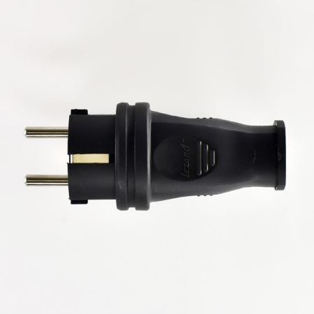 Вилка кабельная 1ф 1х16А 2P+E 220-240В IP44 каучук  106-0400-0105/105