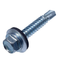 Саморез кровельный 5.5х51 цинк (уп.35шт) коробка  2070264 Саморез кровельный 5.5х51 цинк (уп.35шт) коробка  2070264