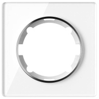 Рамка 1-м Garda стеклянная бел. 2E52101300  2234924