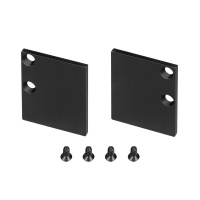 Комплект заглушек WALL-2228 BLACK металл  050651