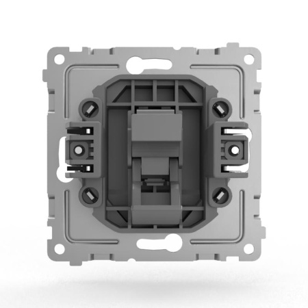 Розетка компьютерная 1-м СП Pixel RJ45 кат.5E механизм карбон  TKE-PX-RC1-C14