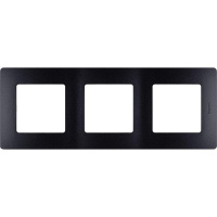 Рамка 3-м Etika антрацит Leg 672583