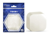 Выключатель 2-кл. ОП Frea 10А IP20 250В АБС-пластик беж.  TKE-FR-V2-C02