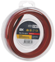 Трубка термоусадочная ТТУ нг-LS 12/6 красн. (уп.2м)  UDR12-012-006-002-K04-T