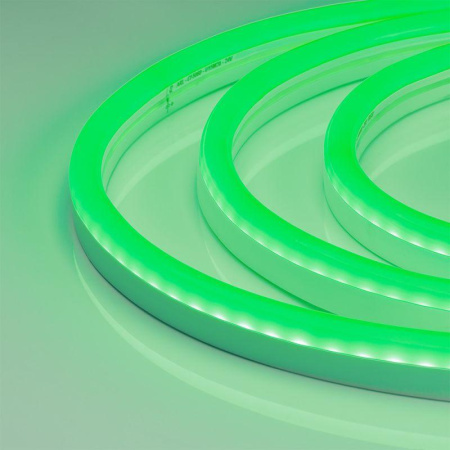 Неон гибкий ARL-NEON-2615GH-SIDE 24В Green (8Вт/м IP65) (уп.50м)  030869