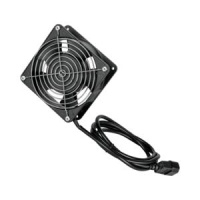 Блок вентиляторный для настенных шкафов TWS и TWI глубиной 350мм 1 вентилятор со шнуром питания черн.  -FAN1-BK